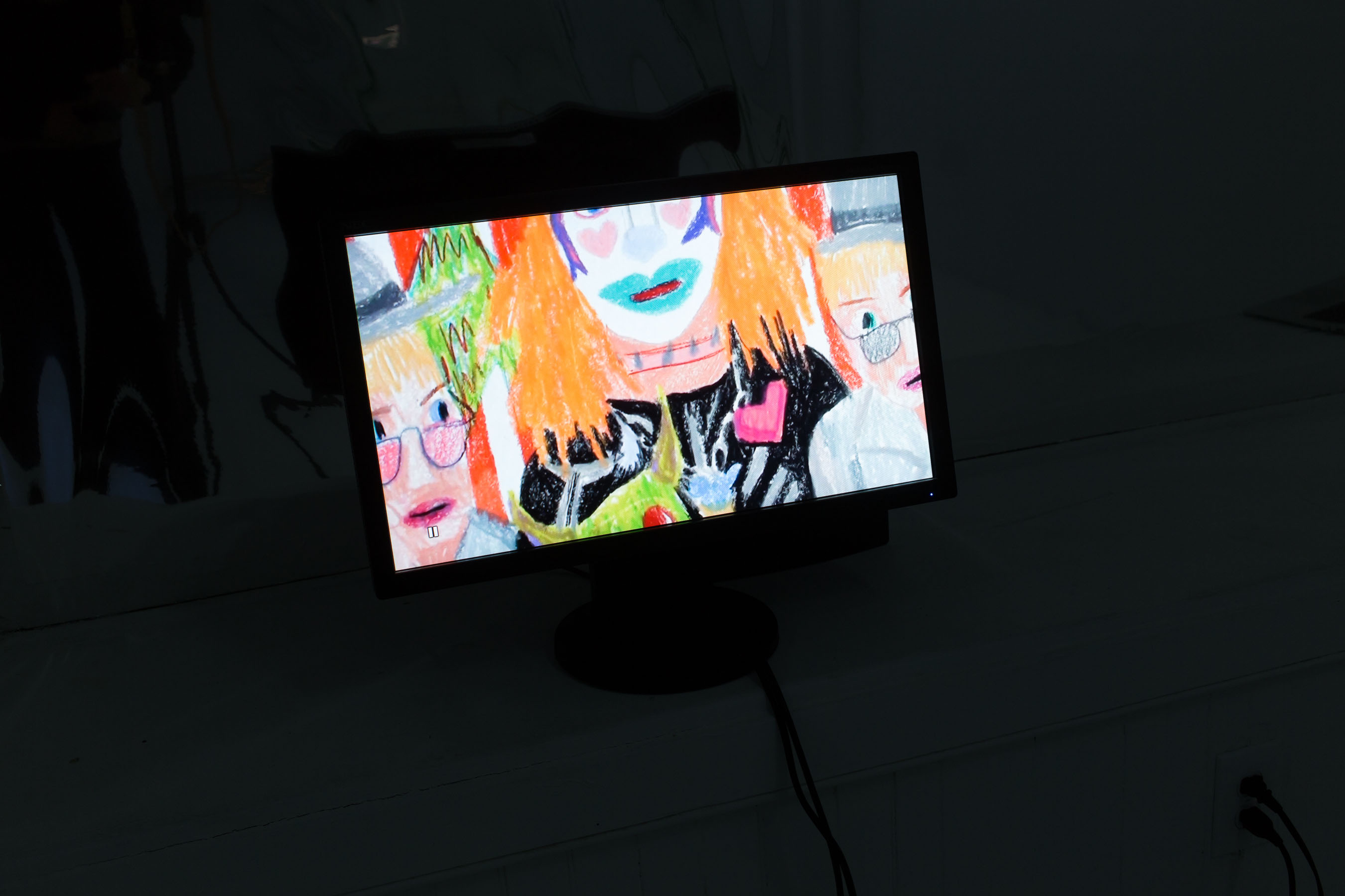 A photo of a video by Bailey Scieszka: a drawing in colored pencil